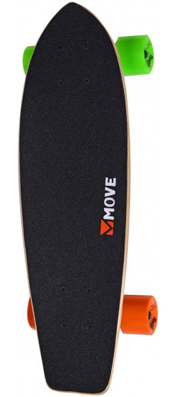 skateboard Cruiser 59 cm hout/aluminium zwart