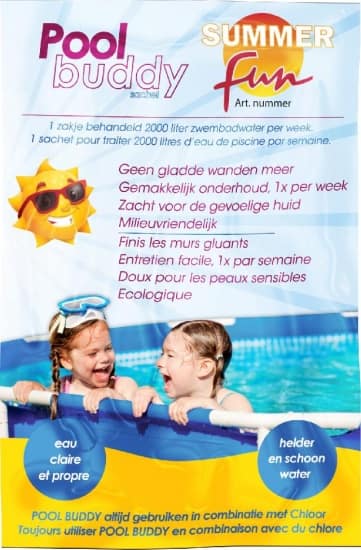 Onderhoudsmiddel Pool Buddy voor 2000 Liter Wit