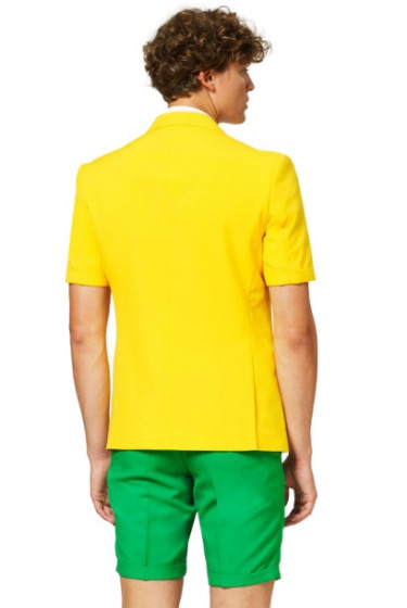 verkleedpak zomer Australian heren groen/geel mt 60