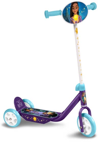 Wish 3-wiel Kinderstep Vrijloop Meisjes Paars/Blauw