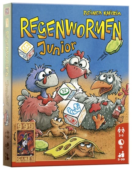 Regenwormen Junior Dobbelspel 2-7 spelers (NL)