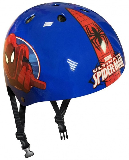 Spider-Man Skatehelm Blauw/Rood maat 54/60 cm