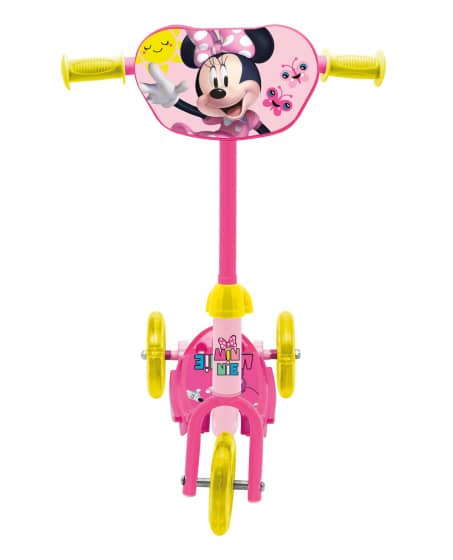 Minnie Mouse 3-wiel kinderstep meisjes roze/geel