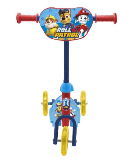 Paw Patrol 3-wiel kinderstep jongens blauw/rood/geel