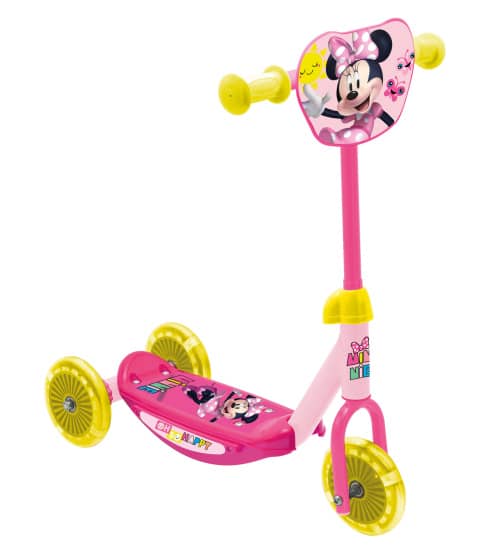 Minnie Mouse 3-wiel kinderstep meisjes roze/geel