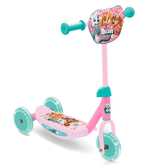 Paw Patrol 3-wiel kinderstep meisjes roze/lichtblauw