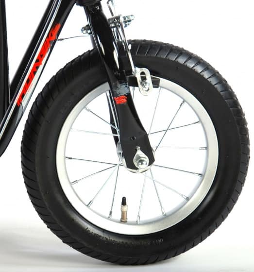 Autoped 12 Inch junior voetrem zwart/rood