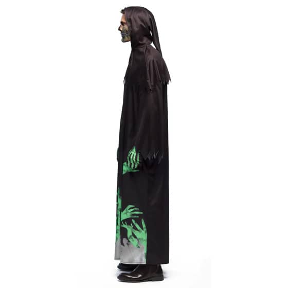 Glowing Reaper Kostuum Heren Zwart/Groen maat 50/52