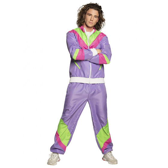 Retro Trainingspak Heren Polyester maat L