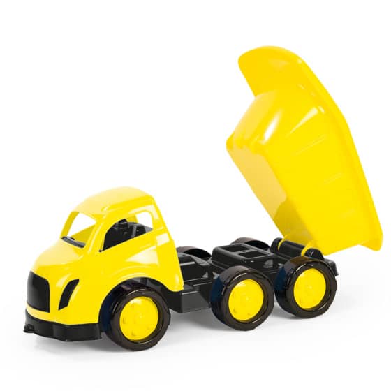 Maxi Truck Speelgoedvrachtwagen 69 cm Geel/Zwart