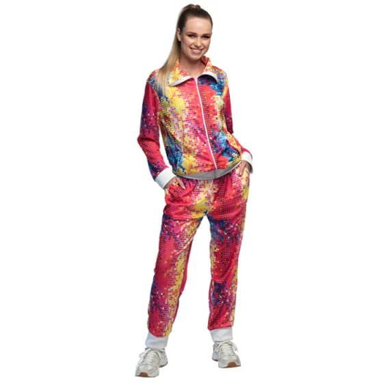 Disco Babe Trainingspak Dames Multicolor maat M