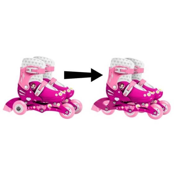 Princess Inline Skates Hardboot Roze maat 27-30