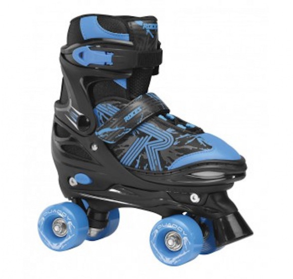 Quaddy 3.0 Rolschaatsen Jongens Zwart/Blauw Maat 26-29