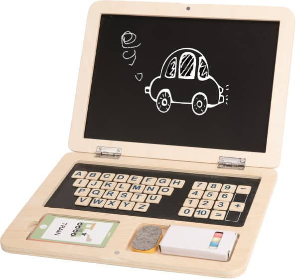 Educatief Houten Speelgoed Laptop 58-delig