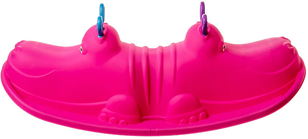 Hippo Schommelwip voor 1 tot 3 Kinderen 103 cm Roze