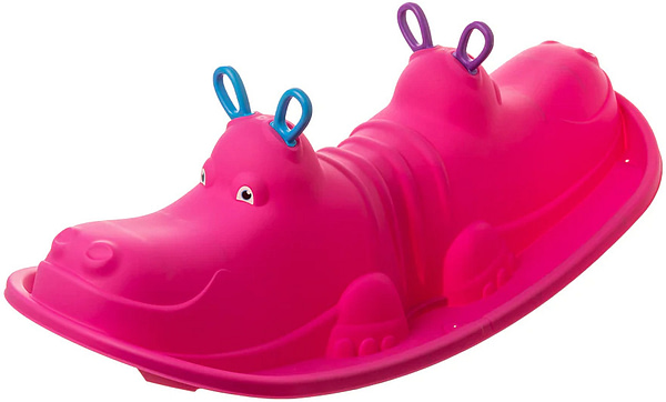 Hippo Schommelwip voor 1 tot 3 Kinderen 103 cm Roze