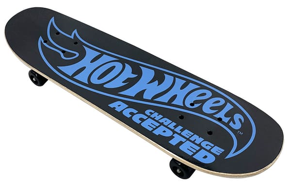 Hot Wheels Dubbele Kick Skateboard Junior Zwart/Blauw/Rood