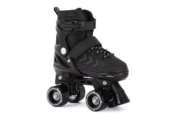 Verstelbare Rolschaatsen Semi-softboot Zwart maat 27-30 (XS)