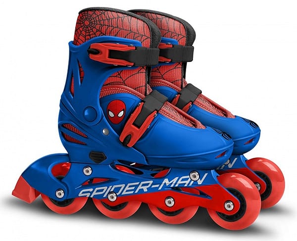 inline skates Spider-Man hardboot rood/blauw maat 30-33