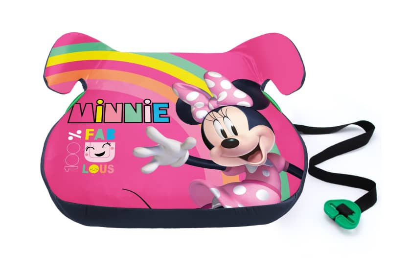 Minnie Booster Zitverhoger 15-36 kg Zwart/roze