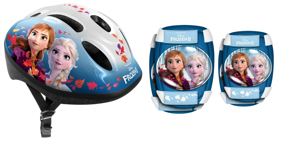 Frozen II Skatebescherming 5-delig 50-56 cm Blauw 5-delig